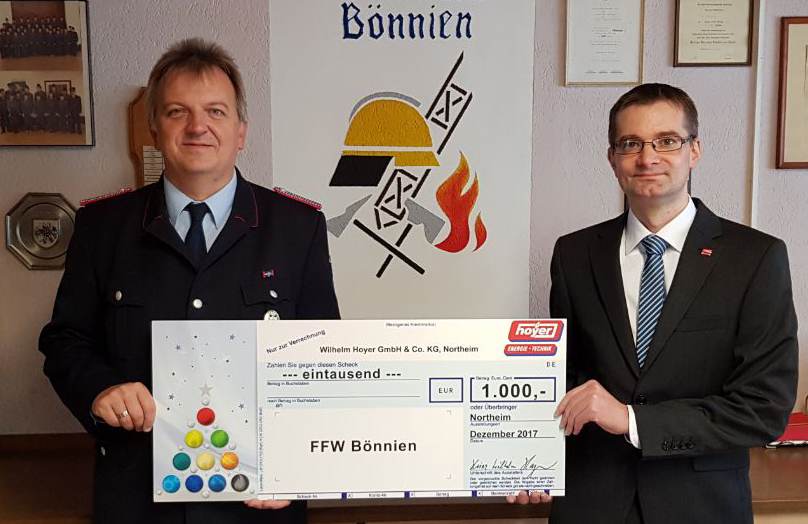 Hoyer unterstützt Brandschützer von Bönnien