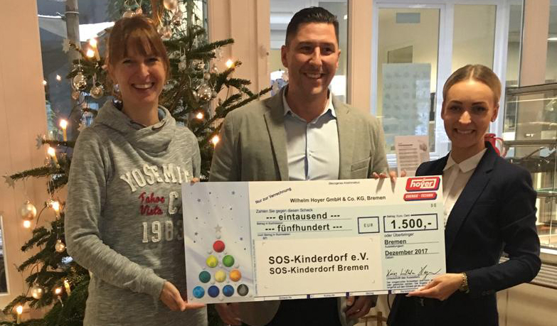 SOS-Kinderdorf Bremen profitiert von Weihnachtsaktion