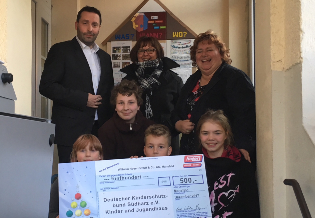 Kinderschutzbund Südharz bekommt 500 Euro gespendet