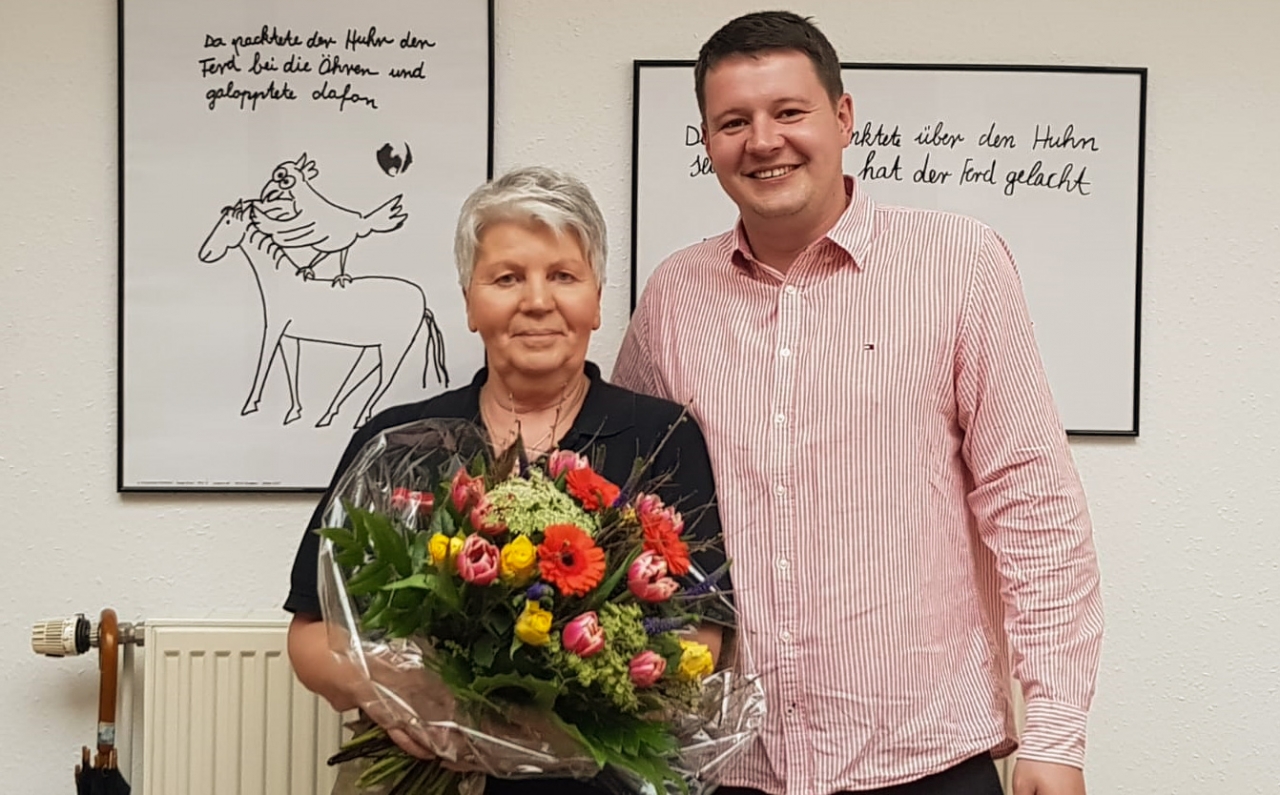Ulrike Botz in Neustadt-Glewe in den Ruhestand verabschiedet